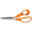 Fiskars Classic køkkensaks på 18 cm med orange greb og blade i rustfrit stål
