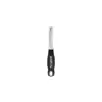 Microplane Professional skræller med lige savtakket blad og sort soft-grip håndtag