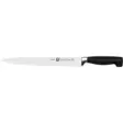 Produktfoto af Zwilling Four Star forskærerkniv med sort skaft