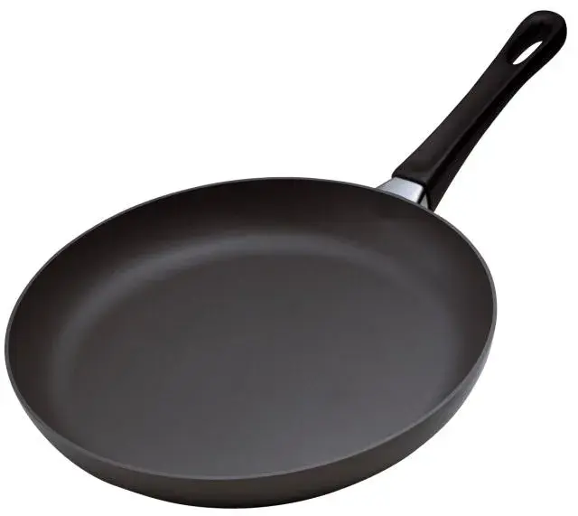 Scanpan Classic stegepande på 20 cm i sort aluminium med non-stick flade og sort håndtag