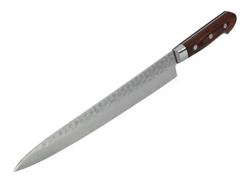 Produktfoto af Cibumic Elite japansk filetkniv med hamret klinge