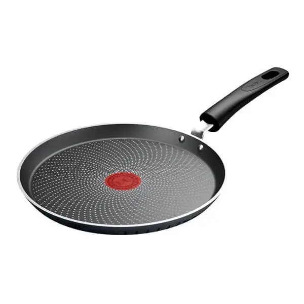 Tefal So Light pandekagepande i sort aluminium med non-stick belægning og sort håndtag