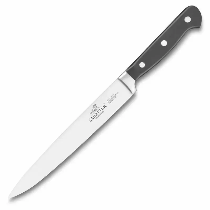 Produktfoto af Sabatier Pluton forskærerkniv med sort håndtag